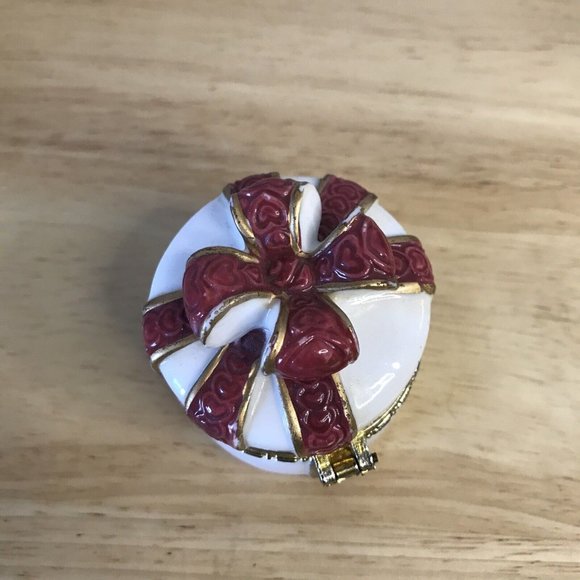 Trinket Box Keepsake Gift Ceramic Hinged - Picture 9 of 10